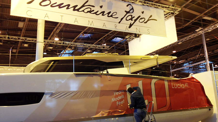 fountaine pajot Lucia 40 wrapping 2015