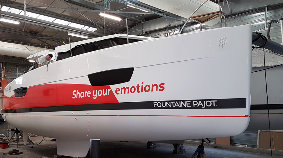 fountaine pajot Lucia 40 wrapping 2016